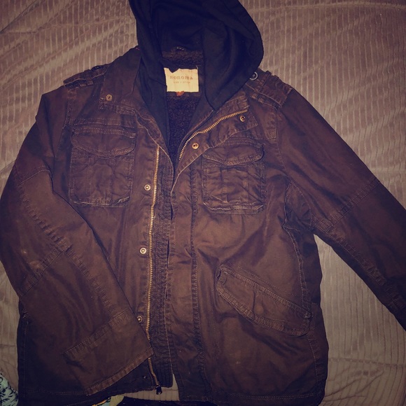 Sonoma Other - Men’s coat w/ built-in sweatshirt plus hood.